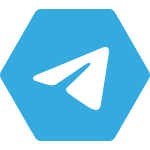 Telegram social icon